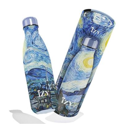 Botella termo Noche Estrellada - Van Gogh 500ML & Botella para beber/botella de agua/termo/botella/botella aislante/agua