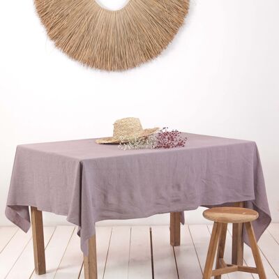 Linen tablecloth in Dusty Lavender - 79x110" / 200x280 cm