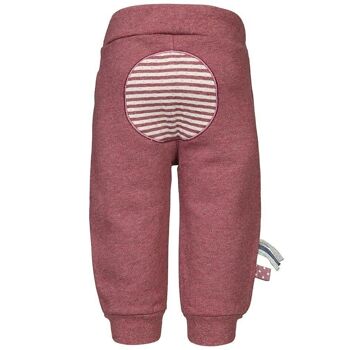 Pantalon Bio OrganicEra , Bordeaux Melange 3