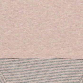 OrganicEra L/S Shirt Body, Rose Melange 3