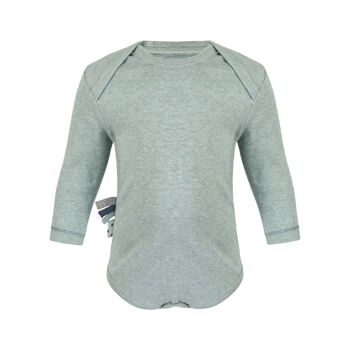 Body OrganicEra L/S, Aqua Melange 2