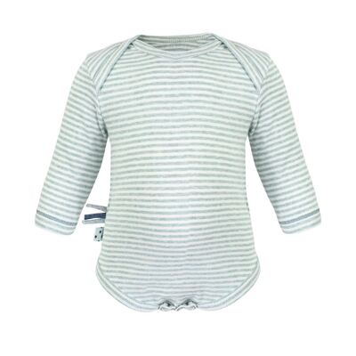 Body L/S OrganicEra, Rigato Aqua Melange