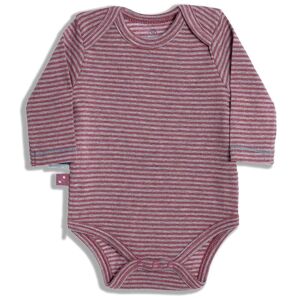 Body OrganicEra L/S, Bordeaux Melange Striped