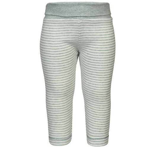 OrganicEra Leggings,Aqua Melange Striped