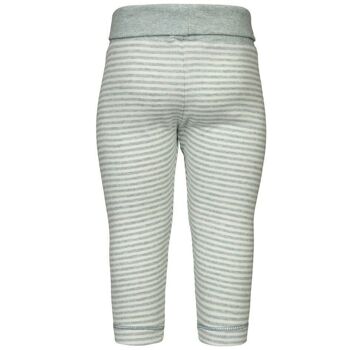 Legging Organic Era, rayé Aqua Melange 2