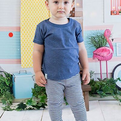 OrganicEra Organic S/S T-shirt, Indigo Melange