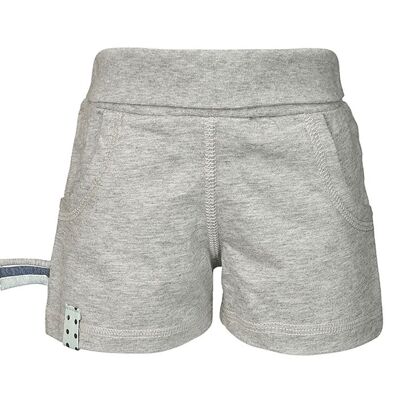 Pantalones cortos orgánicos OrganicEra, gris jaspeado