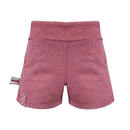 OrganicEra Organic Shorts, Bordeaux Melange