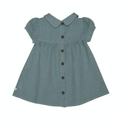 OrganicEra Organic Hemp Dress, Blue Grey