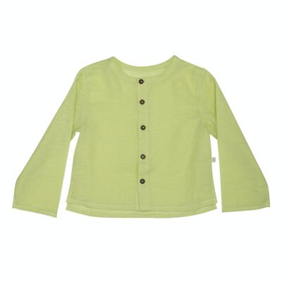 Veste pour bébé en chanvre biologique OrganicEra, vert pomme