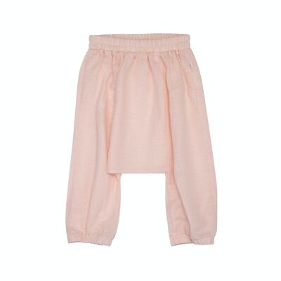 OrganicEra Pantaloni stile harem in canapa organica, rosa