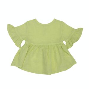 Blouse bébé en chanvre biologique OrganicEra, vert pomme