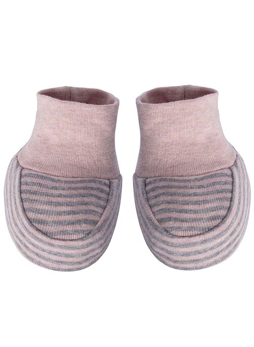 OrganicEra Organic Booties, Rose Melange