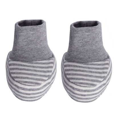 OrganicEra Organic Booties, Grey Melange