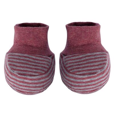 Chaussons Bio OrganicEra, Bordeaux Melange