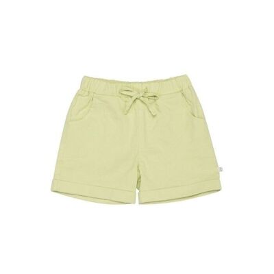OrganicEra Pantalones cortos de gabardina orgánica, verde