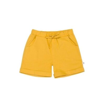 Short en Gabardine Bio OrganicEra, Moutarde