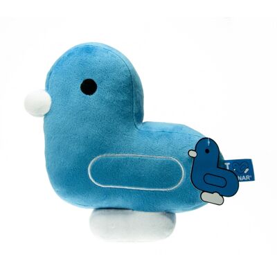 CANAR | CUSCINO COCCOLE IN MORBIDO PILE BLUE DUCK