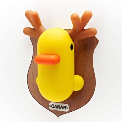 CANAR | YELLOW & BROWN DUCK WALL MONEY BANK