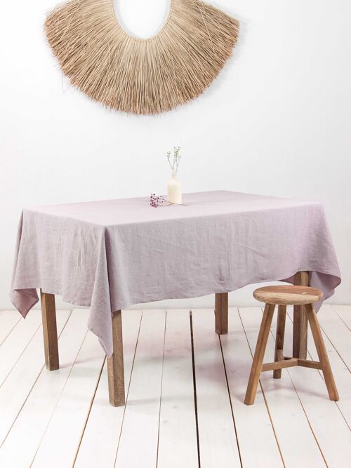 Linen tablecloth in Dusty Rose - 39x39" / 100x100 cm