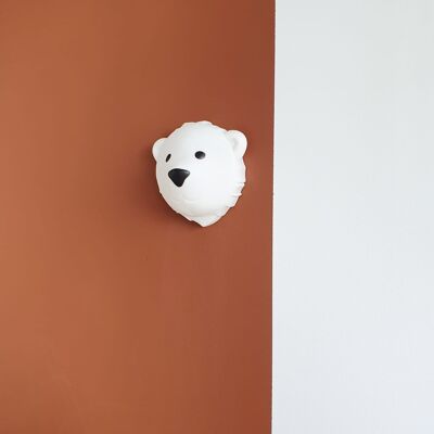 FLUJO ÁMSTERDAM | LÁMPARA DE NOCHE DE PARED OSO POLAR BJORN | MEDIO