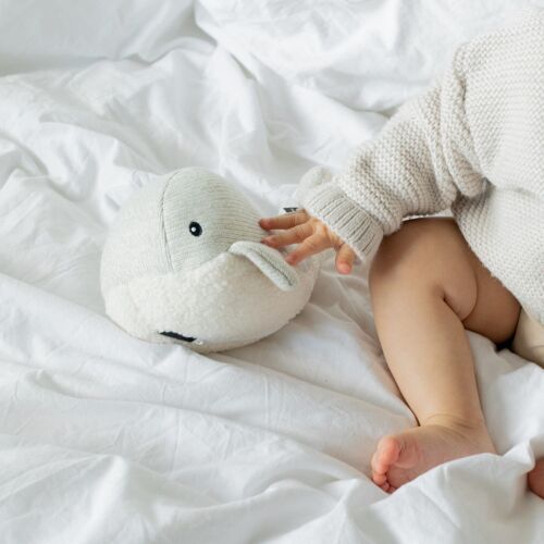 FLOW AMSTERDAM | MOBY WHALE HEARTBEAT COMFORTER | GREY