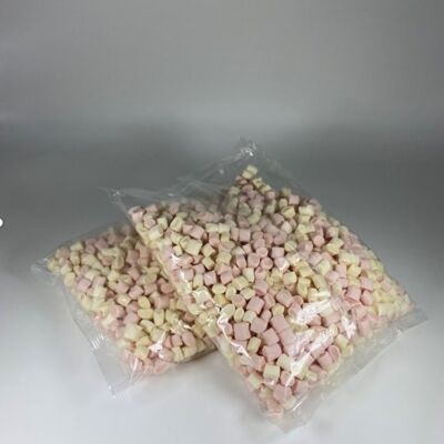 Paquete vegano mini rosa y blanco de 500 g