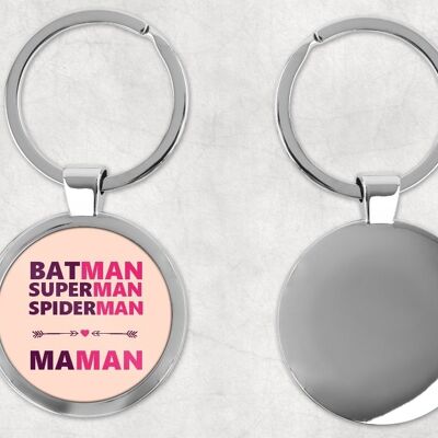 Super Mom Keychain