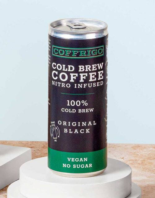 Cold Brew Coffee - ORIGINAL BLACK - Nitro Infused  - nur für Kunden außerhalb Deutschlands