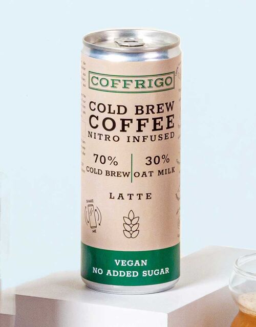 Cold Brew Coffee - OAT MILK LATTE - Nitro Infused - nur für Kunden außerhalb Deutschlands