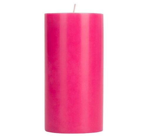 15 cm Tall SOLID Neyron Rose Pillar Candle