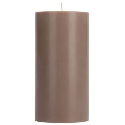 15 cm Tall SOLID Fawn Pillar Candle