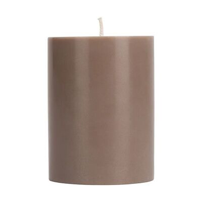 10cm Small SOLID Fawn Pillar Candle
