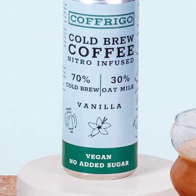 Cold Brew Coffee - OAT MILK VANILLA - Nitro Infused - uniquement pour les clients en dehors de l'Allemagne