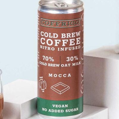 Cold Brew Coffee - OAT MILK MOCCA - Nitro Infused - solo para clientes fuera de Alemania