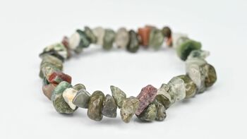 Bracelet à copeaux d'agate d'arbre 5