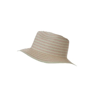 Sombrero de papel con rayas