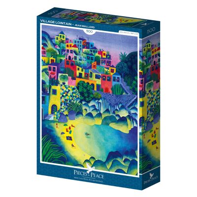 Distant Village - 500 piece jigsaw puzzle