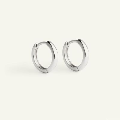 Épona mini hoop earrings - Silver