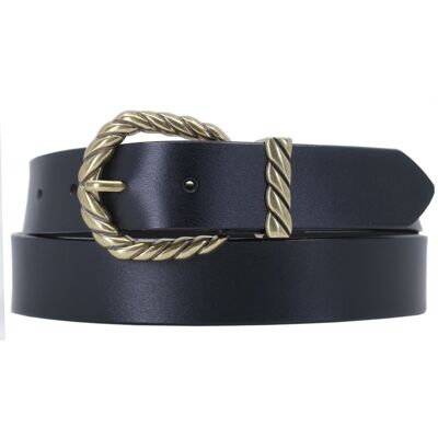 Ceinture femme torsade en cuir 3052