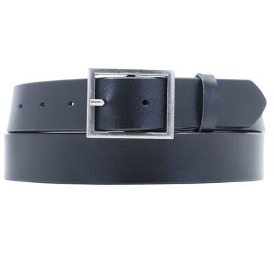 Women's square leather belt 3066