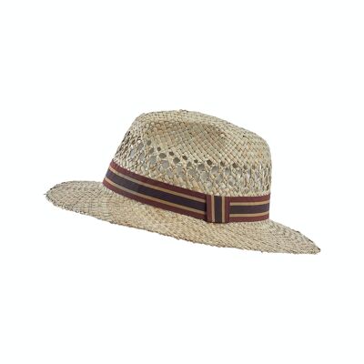 Men's straw hat with hat band