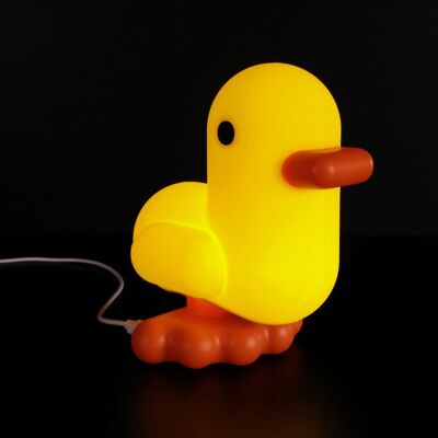 CANAR | DUCK & HEART LUCE D'AMBIENTE A LED GIALLO LUMINOSO