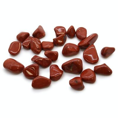 ATumbleS-14 - Small African Tumble Stones - Jasper - Red - Sold in 24x unit/s per outer