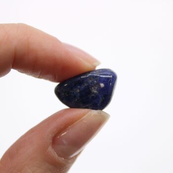 ATumbleS-15 - Petites pierres de culbutage africaines - Sodalite - Bleu pur - Vendu en 24x unité/s par extérieur 2