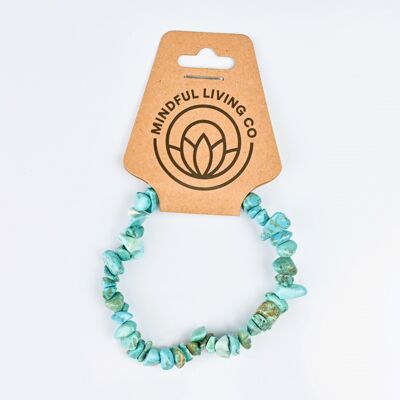 Pulsera Chip Azul Turquesa