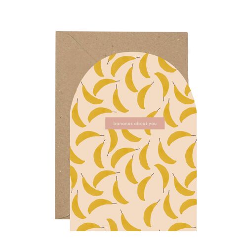 Bananas about you' card