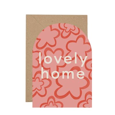 Lovely Home' greetings card