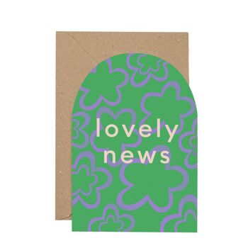 Carte incurvée de Lovely News