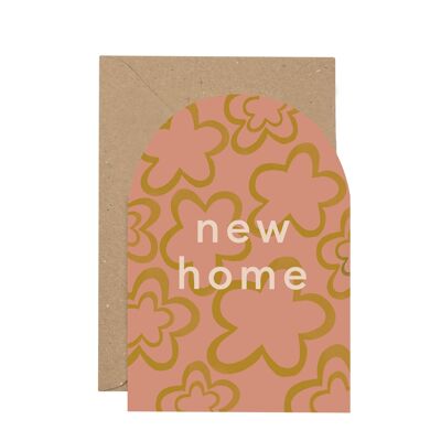 New Home' curved card